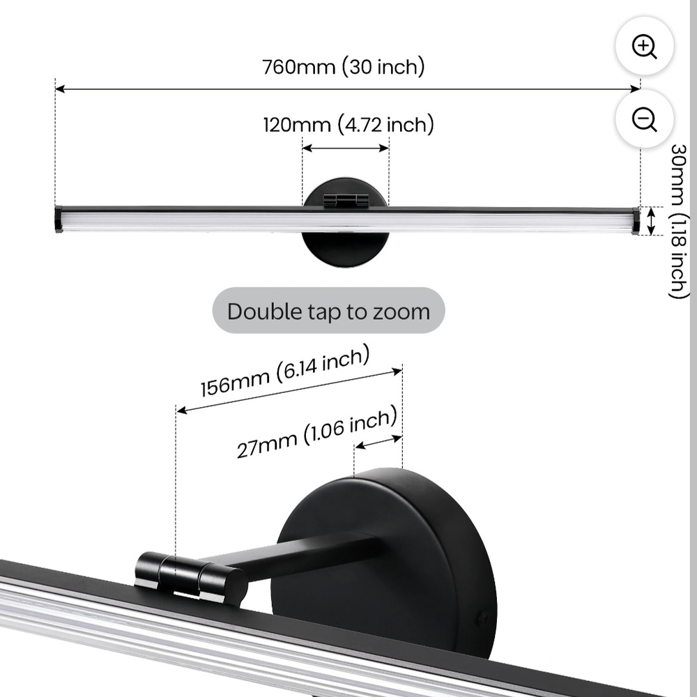 Modern Bathroom Vanity Light Fixture - Picture 6 of 8